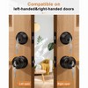 Itopfox Keyed Alike Entry Door Knob and Single Cylinder Deadbolt Lockset, Oil Rubbed Bronze Finish, 3 Pack for Home Security - 4 of 4