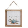 Pumpkin Frame Wall Art, Set of 2 – 11.75"L Harvest "Give Thanks" & "Be Grateful" Decor by Melrose - 3 of 3