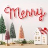 LED Battery Operated Neon Merry Hangable Sign Red - Wondershop™ - 2 of 4