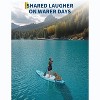 Inflatable Paddle Board with Durable SUP Accessories, Non-Slip EVA Deck, 11' Inflatable Stand Up Paddle Board for Adults & Youth, Blue & Green - 4 of 4