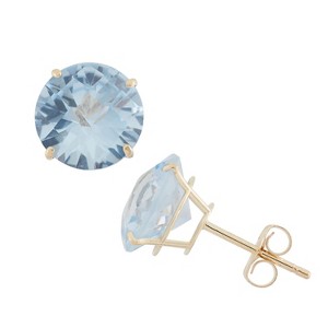 Designs By Gioelli 10K Gold Gemstone Stud Earrings - 1 of 2