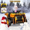 2 Seater Ride On Dump Truck, 24V Ride On Car Toy with Remote Control,Electric Dump Bed and Extra Shovel,2WD/4WD Construction Vehicle for Kids - 2 of 4