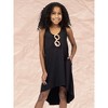 24sevenkid Girls High Low Sleeveless Pocket Dress - 4 of 4
