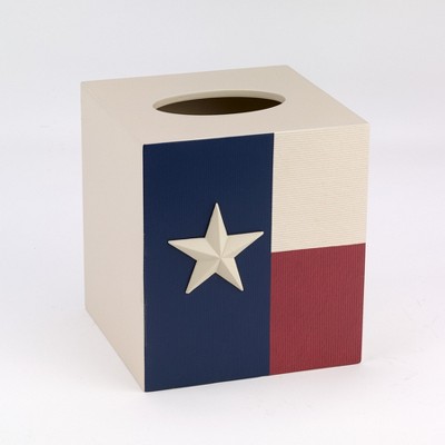 Avanti Texas Star Tissue Cover - Off-white