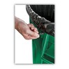 Rubbermaid Commercial Vented Round Brute Container, 32 gal, Plastic, Dark Green - 3 of 4
