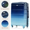 TUYOHW Luggage Sets New Model ABS Hardshell 3pcs Clearance Luggage Hardside Lightweight Durable Suitcase sets Spinner Wheels Suitcase with TSA Lock - 2 of 4