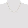 Black Bow Jewelry 0.65mm, 14k Yellow Gold, Round Snake Chain Necklace - 2 of 4