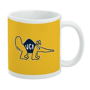 UC Irvine Secondary Logo Ceramic Coffee Mug Novelty Gift Mugs for Coffee Tea and Hot Drinks 11oz White - 1 of 4