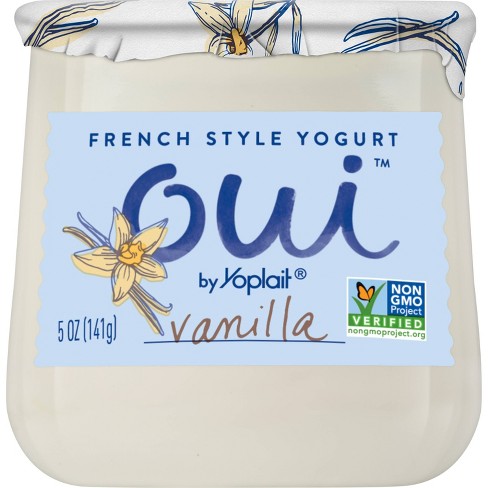 Oui By Yoplait Vanilla Flavored French Style Yogurt - 5oz : Target