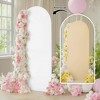 Wedding Arch Backdrop Cover, Multipurpose Portable Dual-Sided Wedding Background Covers with Bottom Zipper for Wedding Arch Birthday Party Banquet - 4 of 4