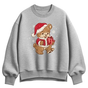 Women's - Instant Message - Santa Teddy Bear - 1 of 2