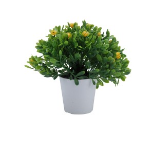 Unique Bargains Artificial Plants Mini Gypsophila Plastic 2.36"x2.36"x5.12" 1 Pc - 1 of 4