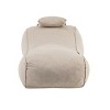 Outdoor Bean Bag Lounge Chair with Weather Resistant Cover,Foam Filled Outdoor Patio Lounger Chair,Adjustable Headrest Bean Bag Chair-Koiai - 3 of 4