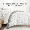 Paisley, Damask & Soft Farmhouse Prints 3PC Duvet Cover & Shams Set, Ultra Soft, Easy Care - Becky Cameron - 2 of 4
