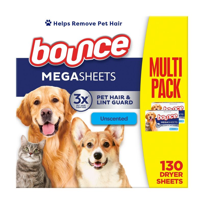 Bounce Pet Free Sheets - Unscented - 130ct, 1 of 12
