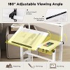 Height-Adjustable Mobile Standing Desk with Wheels - Portable Rolling Workstation for Treadmill Walking Pad, Home Office, School & Small Spaces - 4 of 4