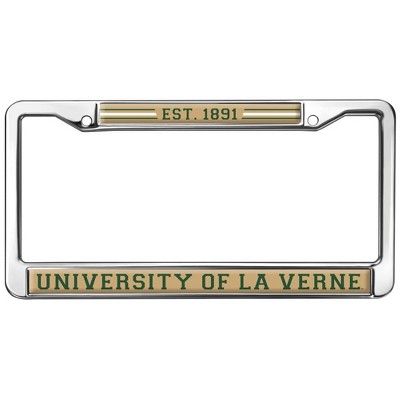 University of La Verne Full Size Standard License Plate Metal Frame