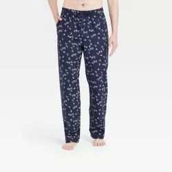 Men's Plaid Flannel Pajama Pants - Goodfellow & Co™ Blue M