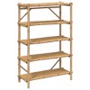 vidaXL 5-Layer Shelf 39.4"x15.7"x59.1" Bamboo - 2 of 4