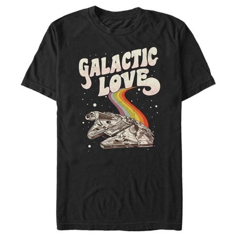 Men's Star Wars: A New Hope Millennium Falcon Galactic Love T-Shirt - image 1 of 4