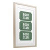 Stupell Industries Green Book Club Tickets Framed Print Under Glass Art - 2 of 4