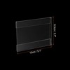 Unique Bargains Office Store Display Frame Adhesive Wall Mount Acrylic Sign Holder 12 Pcs - 2 of 4