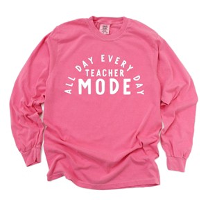 Simply Sage Market Teacher Mode All Day Garment Dyed Long Sleeve - 1 of 4