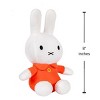 Color your World with Miffy Miffy with Orange Sewn-In Dress 8" Inch Collectible Stuffed Animal Plush Toy - 2 of 3