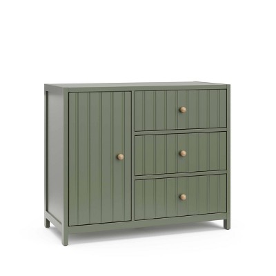 Graco Teddi 3 Drawer Combo Dresser - Olive