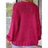 Clearlove Women's Cardigan Soft Pocketed Long Sleeves Casual Knitted Open Front Cardigans Lightweight Sweaters - 4 of 4