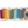 Design Imports  Assorted Everyday Dishtowel & Dishcloth Set 5 Piece, Honey Gold, Dt 18X28", Dc 13X13" - 4 of 4