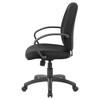 Boss Ergonomic Executive Task Chair Black : Swivel, Adjustable Height, Lumbar Support, Nylon Legs - 4 of 4