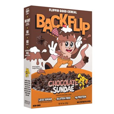Backflip Chocolate Sundae Breakfast Cereal - 8oz