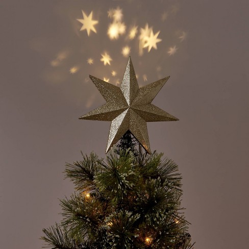 Burst Gold Star Christmas Tree Topper