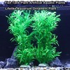 Unique Bargains Aquarium Decorations Fish Tank Artificial Plants Green 12.20" 2 Pcs - 2 of 4
