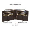 Wrangler Men's Bifold Wallet Genuine Leather, Casual Everyday Purse, Gift for Him - 3 of 4