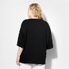 Women's Billie Eilish Oversized Short Sleeve Graphic T-Shirt - Black - 3 of 3