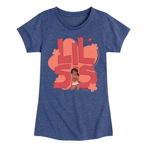 Girls' - Moana - Lil' Sis Simea Fitted Short Sleeve Graphic T-Shirt - 1 of 4