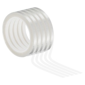 Unique Bargains Adhesive Versatile DIY Art Graphic Chart Thin Whiteboard Tape 5 Pcs - 1 of 4