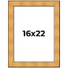 PosterPalooza | Embellished Gold Picture Frame - UV Acrylic, Foam Board Backing, Hanging Hardware - 2 of 4