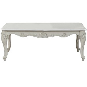 Tuscan Traditional Style Coffee Table made with wood in Silver - 1 of 1