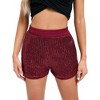 Women's Sequin Mini Short Glitter Dance Hip Skirts Sparkle Party Disco Costume - 2 of 4