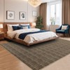 8x10 Living Room Rug Machine Washable Print Braided Large Area Rug Farmhouse Solid Carpet Non-Slip Non-Shedding Thin Indoor Floor Carpet for Office - 2 of 4
