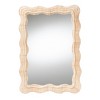 bali & pari Hasana Bohemian Natural Scallop Rattan Accent Wall Mirror - 2 of 4