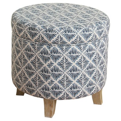 target white ottoman