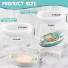 JDICTION 2Pcs Oval Bowl Silicone Mold Set - Candle Vessel & Boat Storage Tray For Epoxy Resin Craft DIY Jewelry Trinket Home Decor - 3 of 4