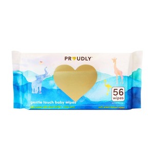 PROUDLY COMPANY Gentle Wash Baby Wipes - 56ct - 1 of 4