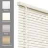 Chicology Light Filtering Vinyl Mini Blind Gloss Alabaster Beige - 4 of 4