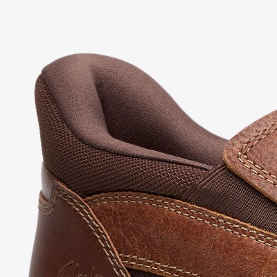 Clarks Mens Craftwell Step Brown Tumbled Shoes 9 Wide — фото 7
