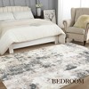 Machine Washable Area Rugs 8×10 Modern Abstract Living Room Rug, Soft Low Pile Indoor Carpet with Non-slip Backing, Stain Resistant Contemporary - 3 of 4